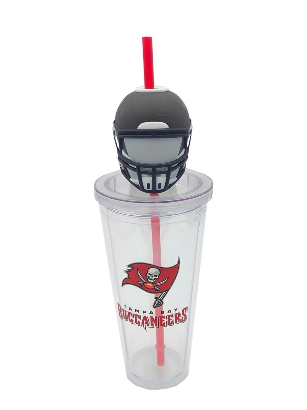 Tampa Bay Buccaneers Pegasus Mascot Lid 24oz. Sipper Cup NEW